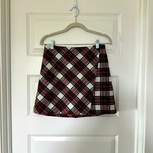 Hollister Ultra High Rise Plaid Mini Skirt